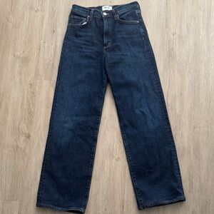 Agolde Dark Blue Women Jeans
